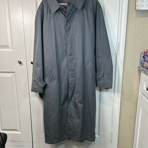 Legacy Men's Gray Trench Coat